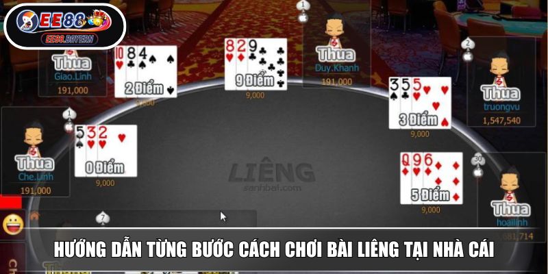 Cách Chơi Bài Liêng EE88 Bí Quyết Thắng Lớn Từ Chuyên Gia 3 Hướng dẫn từng bước cách chơi bài liêng tại nhà cái